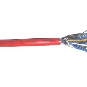 cable firealarm 1 paire awg20 rouge/50