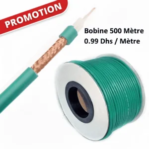 câble coaxial KX6 -Bobine 500 m