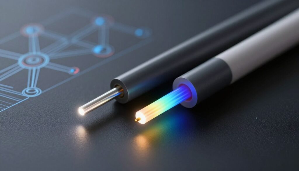 Comparaison bande passante fibre optique