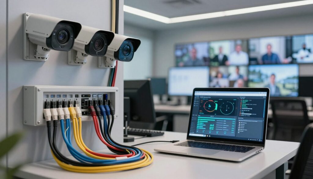 câblage vidéosurveillance
