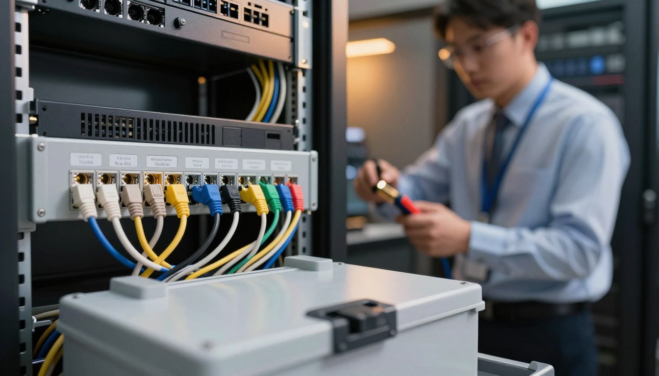 caméra IP ; câblage caméra surveillance ; vidéosurveillance réseau