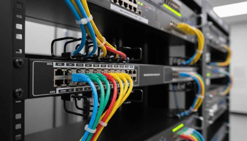 composants panneau brassage