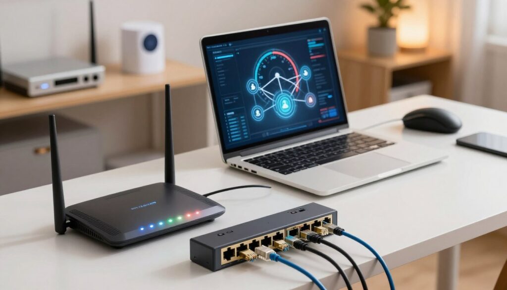 composants réseau domestique