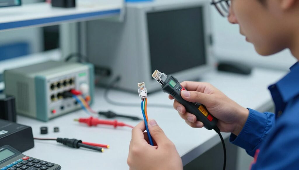 diagnostic défauts câble Ethernet