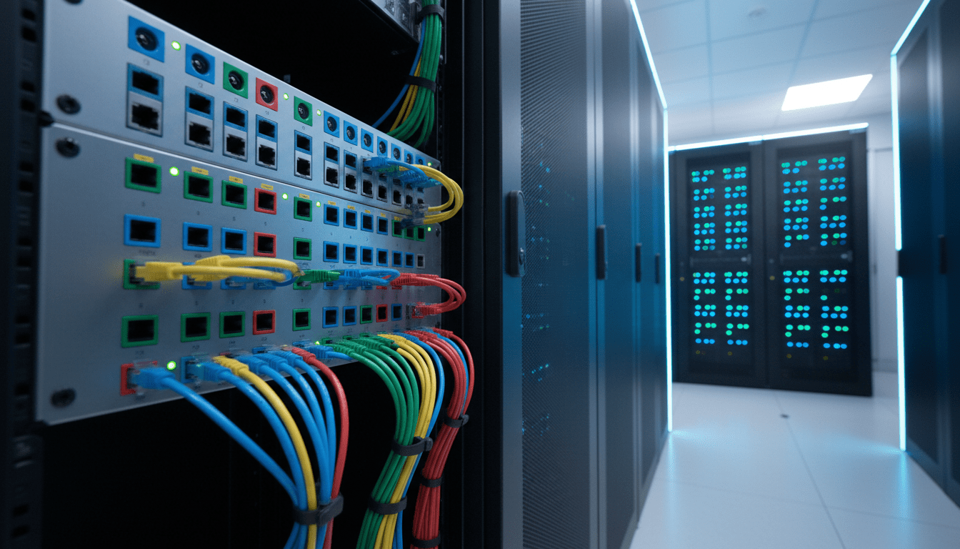 panneau de brassage  installation panneau RJ45