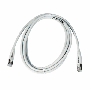 cordon de brassage rj45 s/ftp cat6a blindé 1 mètre cortem